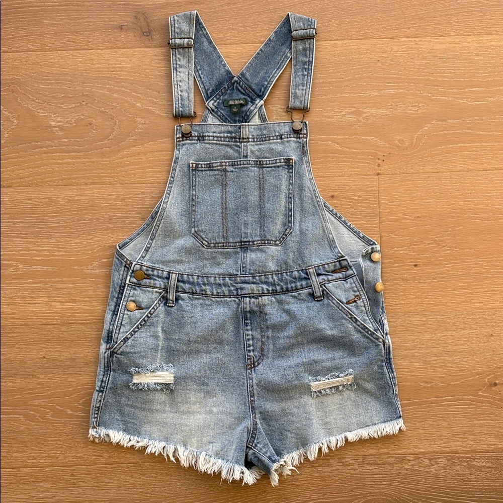 Wild Fable Medium Blue Denim Overalls